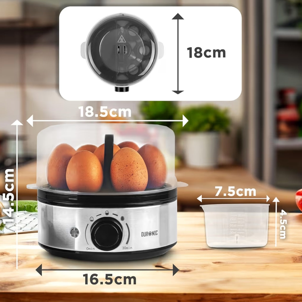 Electric Egg Boiler EB50 Egg Cooker 400W Omelette Maker