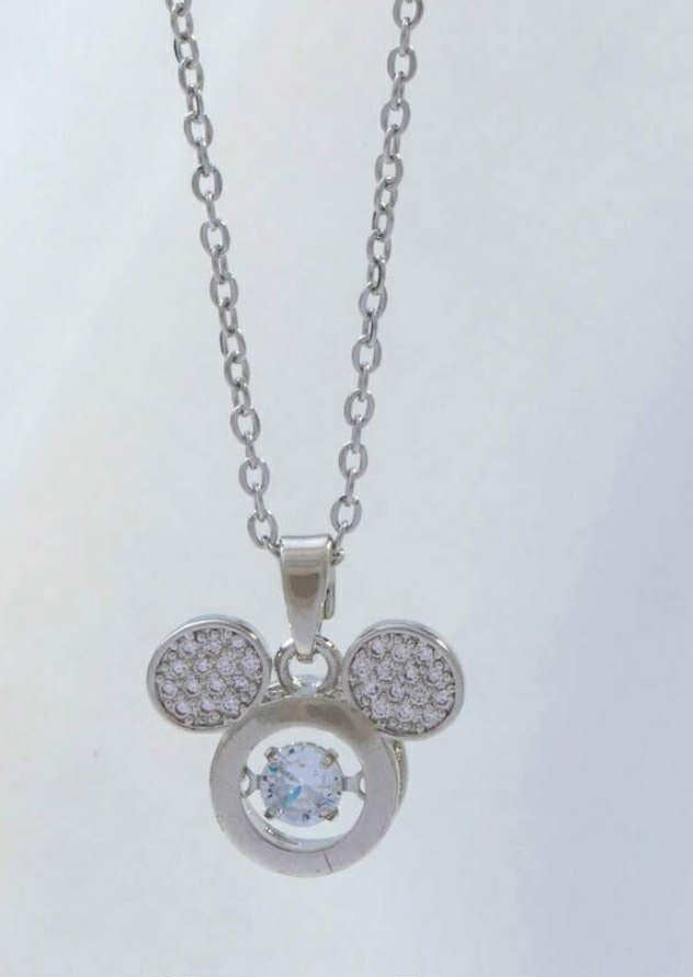 1 pc New Lightweight Luxurious Sparkling Rhinestone Mickey Mouse Pendant
