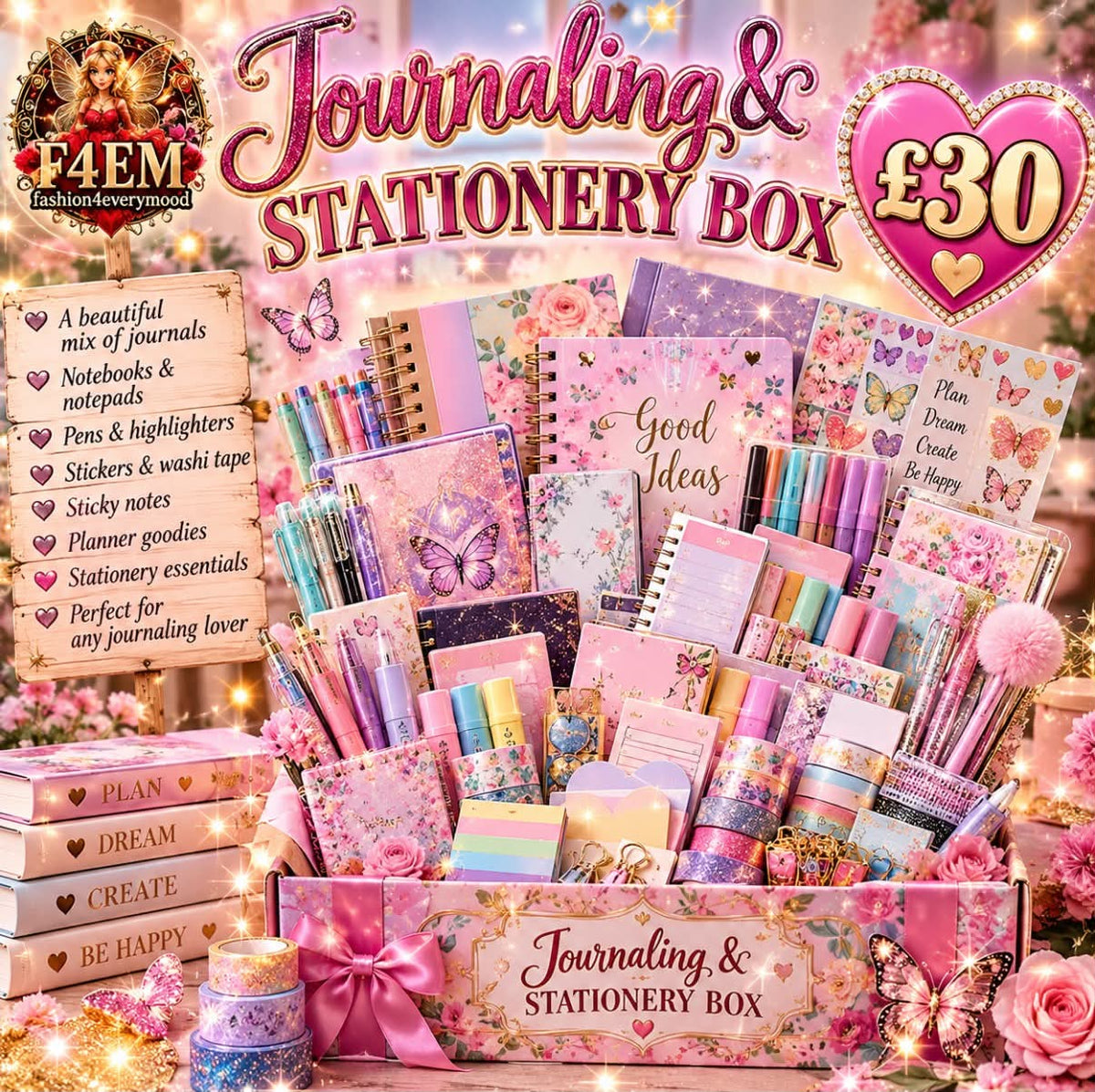 💕✨ Journaling & Stationery Mystery Box ✨💕