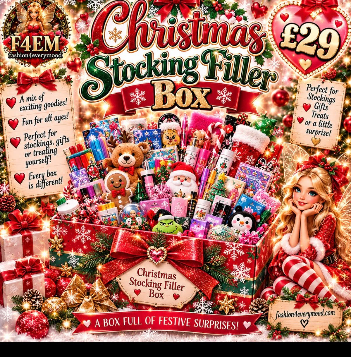🎄🎁 The Christmas Stocking Filler Mystery Box 🎁🎄