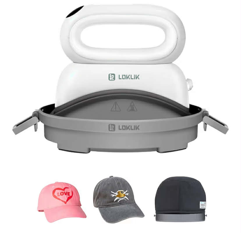 Impress Hat Heat Press - Mini Heat Press for Fabric Hat Printing, HTV Heatpress Machine - Crafting Tool for Headwear with Adjustable Temperature Controls