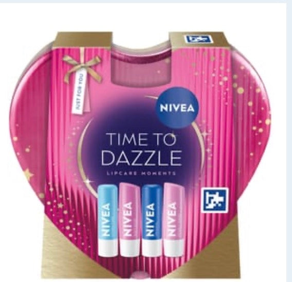 Nivea Time To Dazzle Lip Care Gift Set