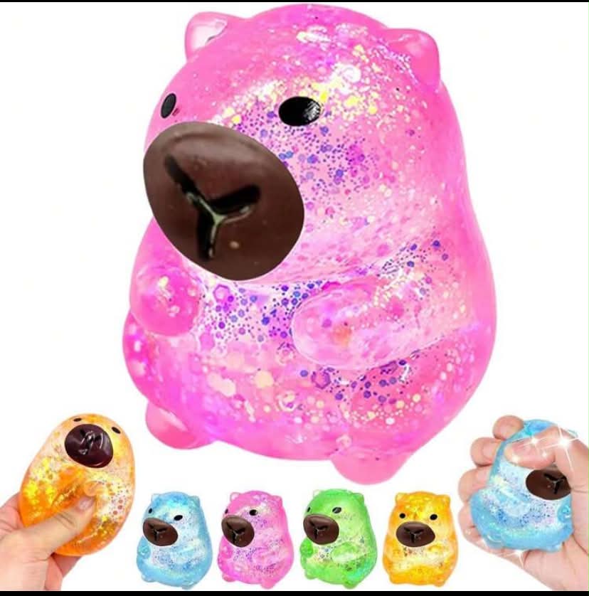 1 pc Capybara Squeeze Toy, Slow Rebound Soft Sensory Fidget Toy, Ultra Soft Dough-Like Squeezing Ball,