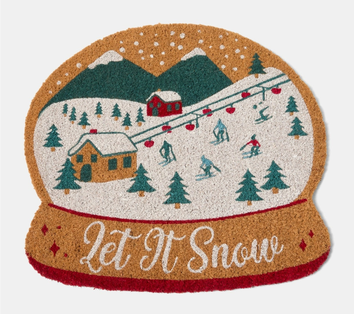 Snowglobe Coir Mat