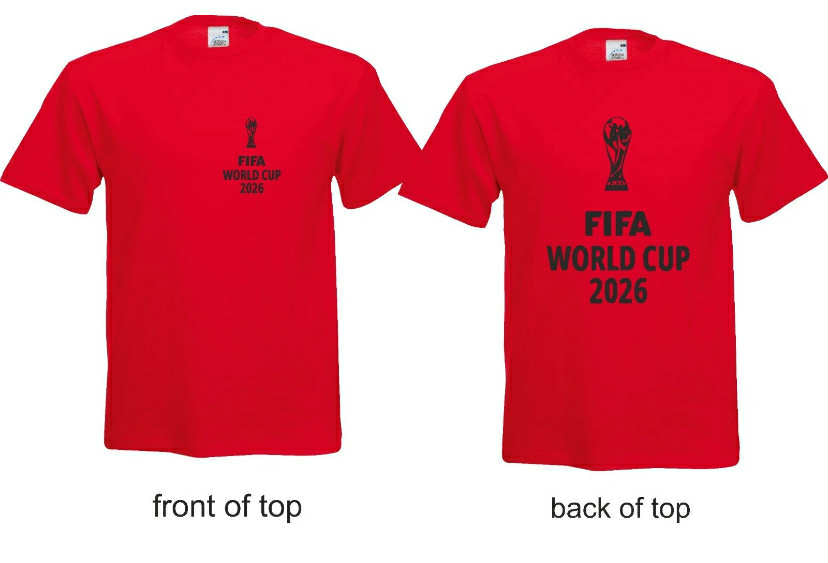 2026 FIFA WORLD CUP FOOTBALL Supporters D.T.F FULL COLOUR T SHIRT