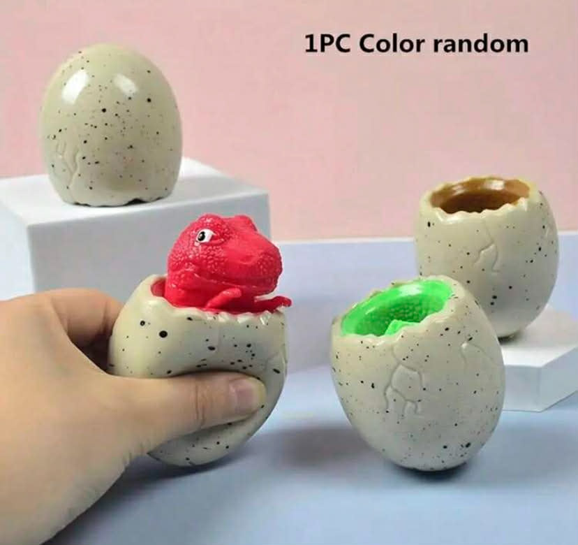 1 pc Dinosaur Egg Toy Hatching Egg Stress Relief Squeeze Cup Prank Tool