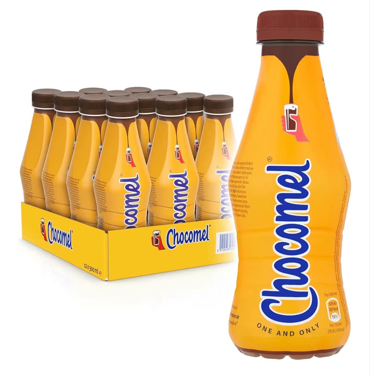 Chocomel Original Dutch Chocolate Milk, 300 ml (Pack of 12)