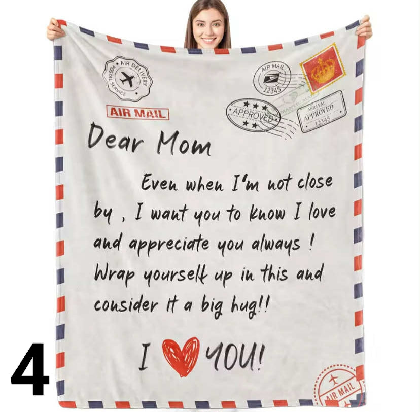 The Perfect Gift for Mom, Custom Blanket