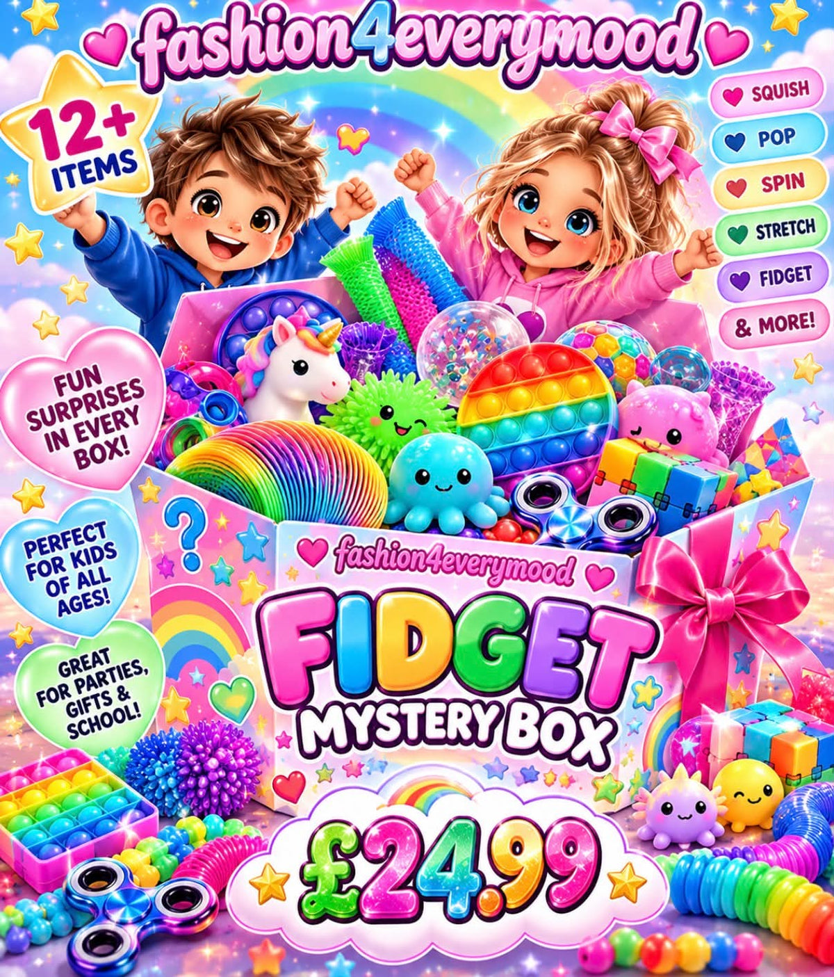 🎁 NEW! FIDGET MYSTERY BOX!