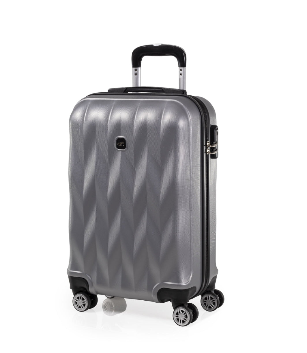 Ultra strong scratch resistant ABS hardshell trolley case.