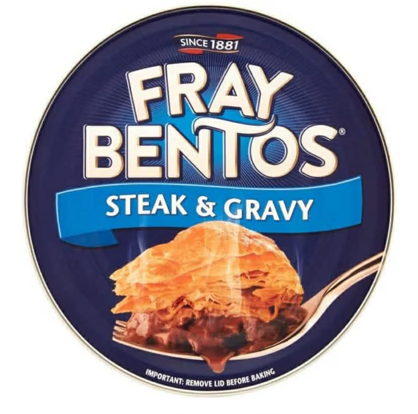 Fray Bentos Steak & Gravy Pie 425g, White x2