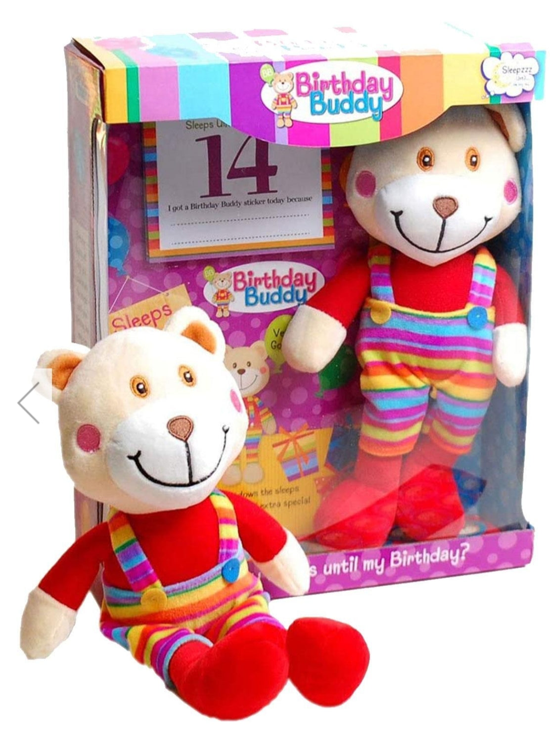 Birthday Buddy Boy's Count Down Bear