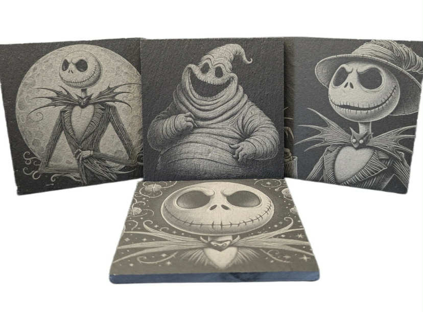 Nightmare Before Christmas Slate Coaster Gift Set