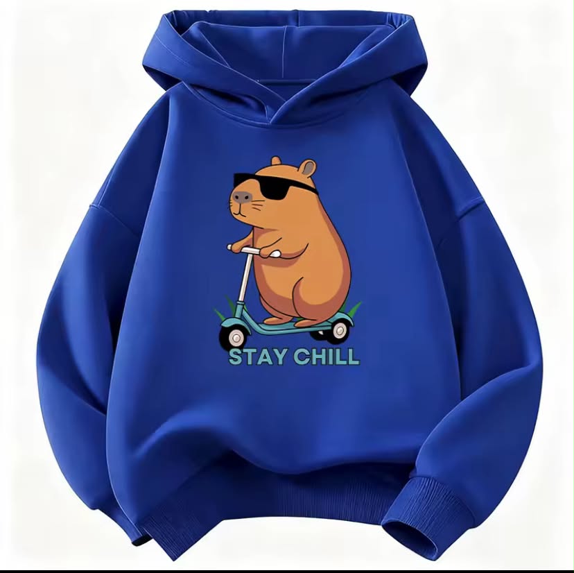 Funny Stylish Capybara Fashion Design Sweatshirt