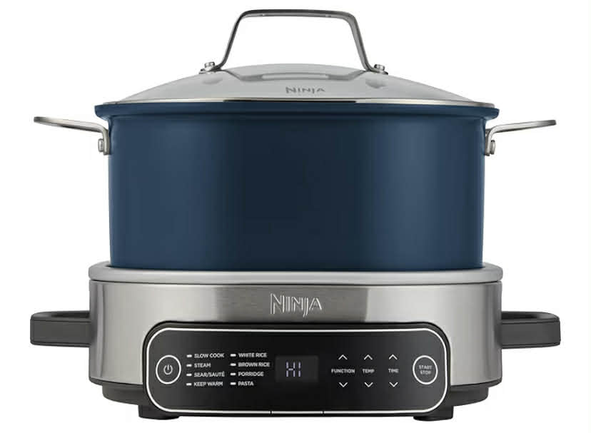 Ninja Foodi PossibleCooker, 6L Slow Cooker & Rice Cooker, 8-in-1 Versatile Functions, Midnight Blue,