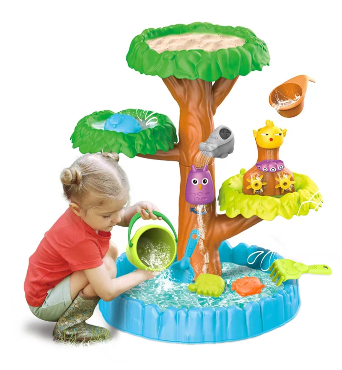 Tree Activity with Sand and Water - Multicolour