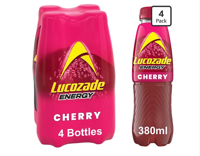 Lucozade Energy Caribbean Crush 380ml (Pack of 4)