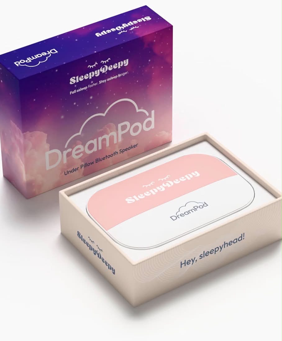 DreamPod Under-Pillow Sleep Speaker Bone Conduction Bluetooth for Private Sleep Audio