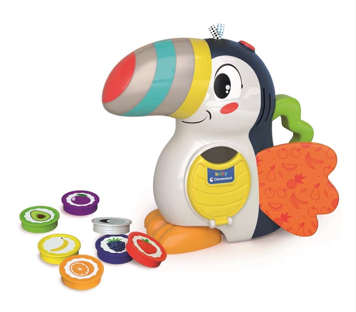 Talking Toucan: Interactive Toy with Lights & Sounds, Teaching Little Ones Fruit and Colours (12+ Months)