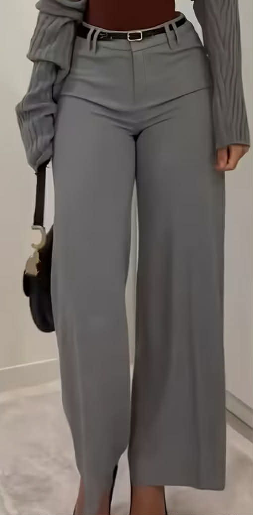 Elegant Wide-Leg Trousers And Suit Pants for Women'S Fashion