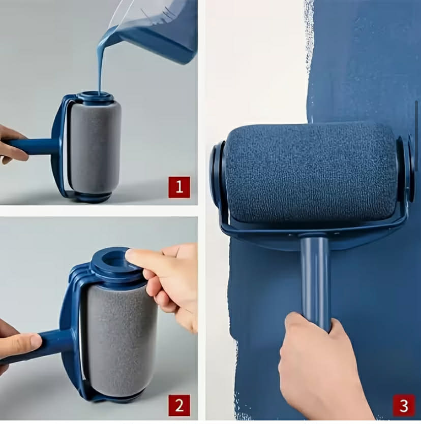 1 pc Home Painting Roller Kit with an Extension Pole - a Large Self-Loading Brush