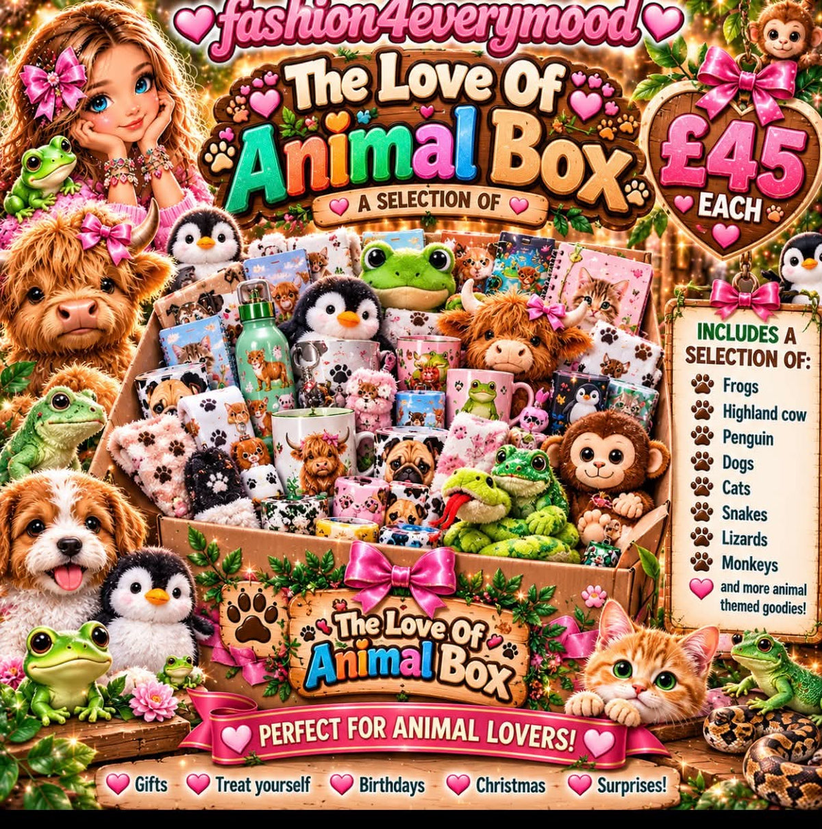🐾💖 NEW! THE LOVE OF ANIMALS MYSTERY BOX! 💖🐾
