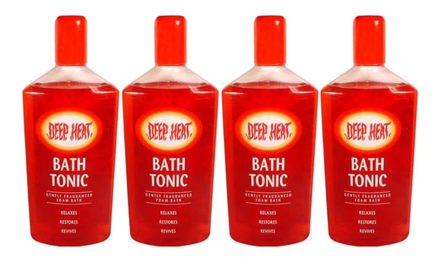 Deep Heat Bath Tonic 350ml x 4 Bottles