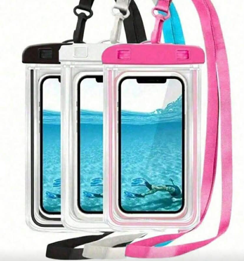 1 Pcs Waterproof Bag, Universal Waterproof Phone Pouch, Air Cushion Waterproof Phone Case, Swimming Underwater Waterproof Phone Bag,