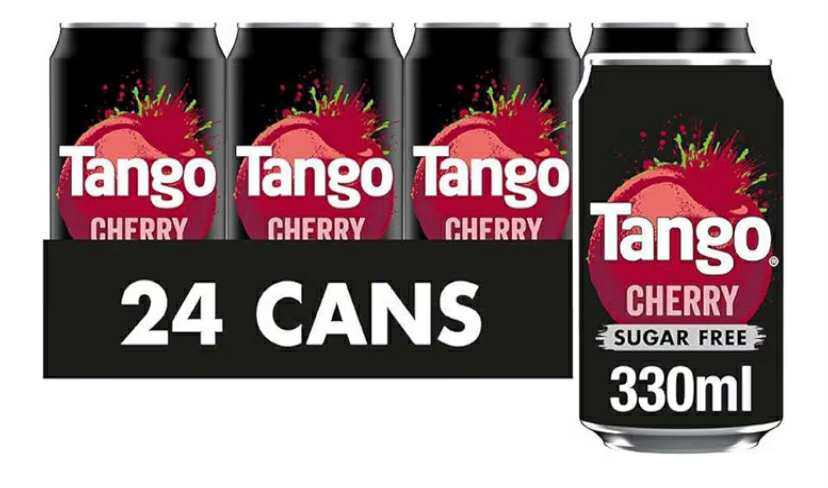 Tango Sugar Free Cherry Cans 24 x 330ml