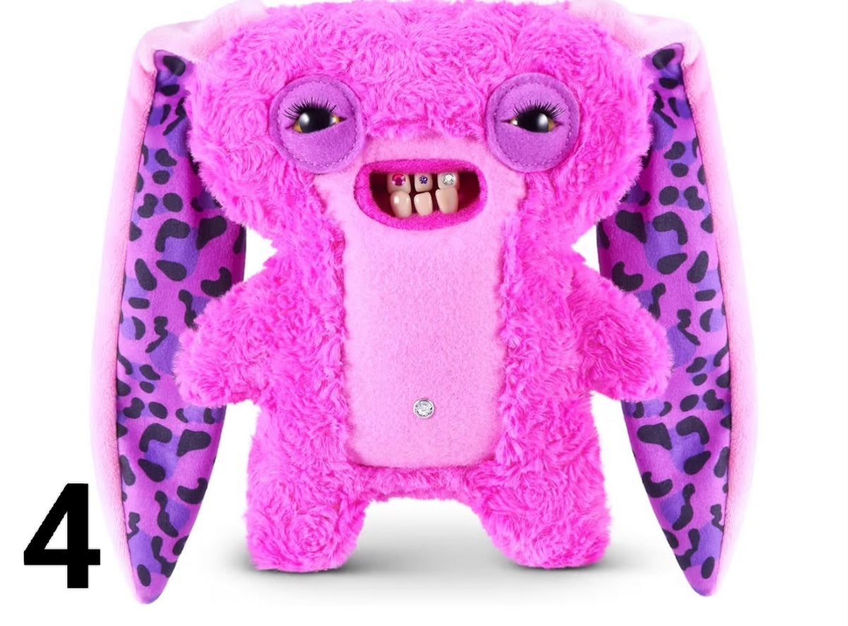 Fuggler Baddies Fuggs 9 Inch Plush Collectible Toy Funny Ugly Monster with signature teeth; soft & huggable collectible plush; for fans & collectors;