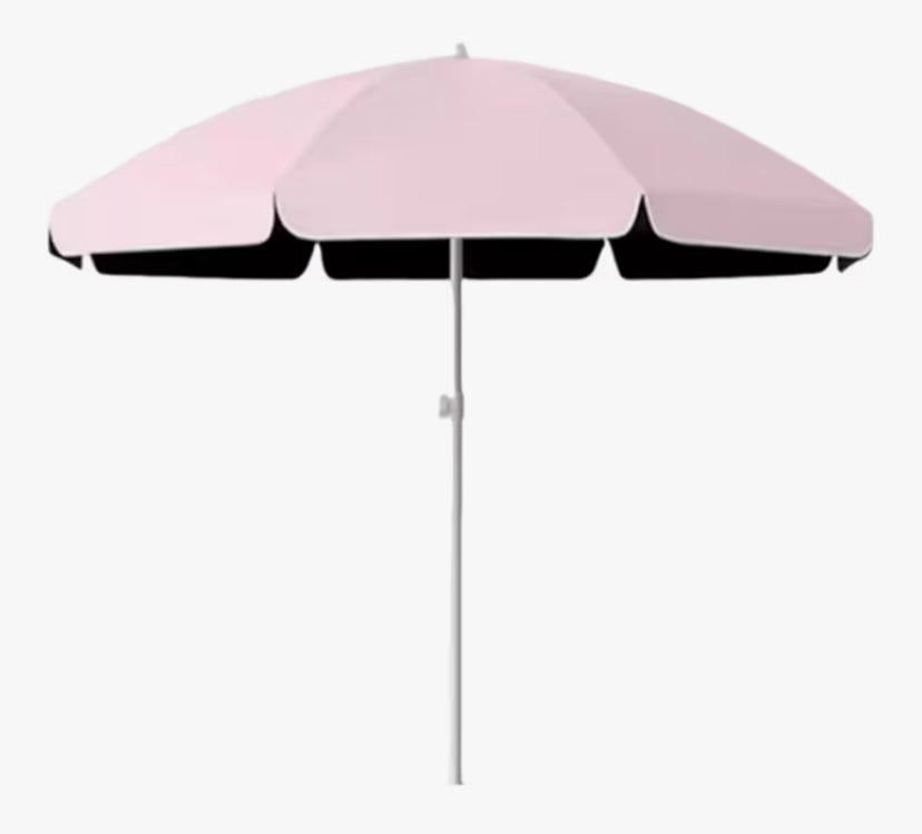 Portable Patio Umbrella, Height Adjustable Round Market Table Umbrella, UV Protection Picnic Parasol for Beach, Garden