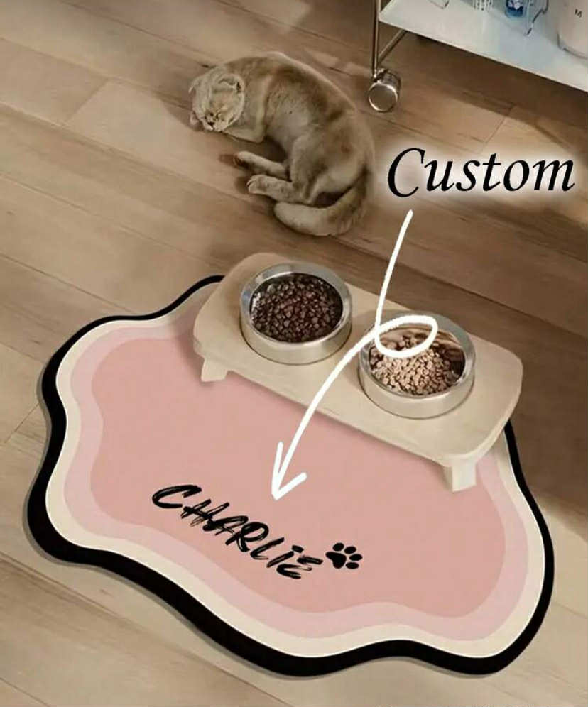 Personalized pet mat