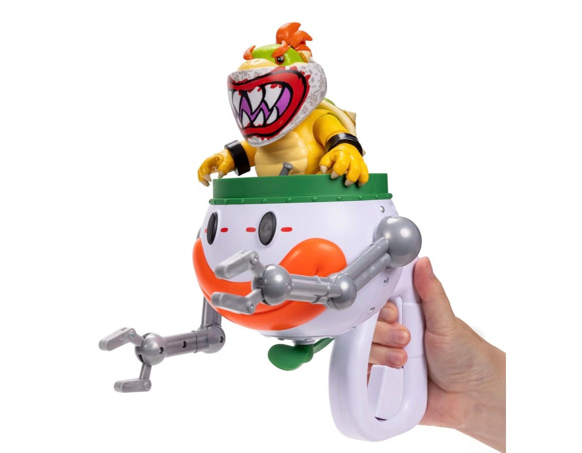 The Super Mario Galaxy Movie Bowser Jr. 5" Action Figure with Clown Car