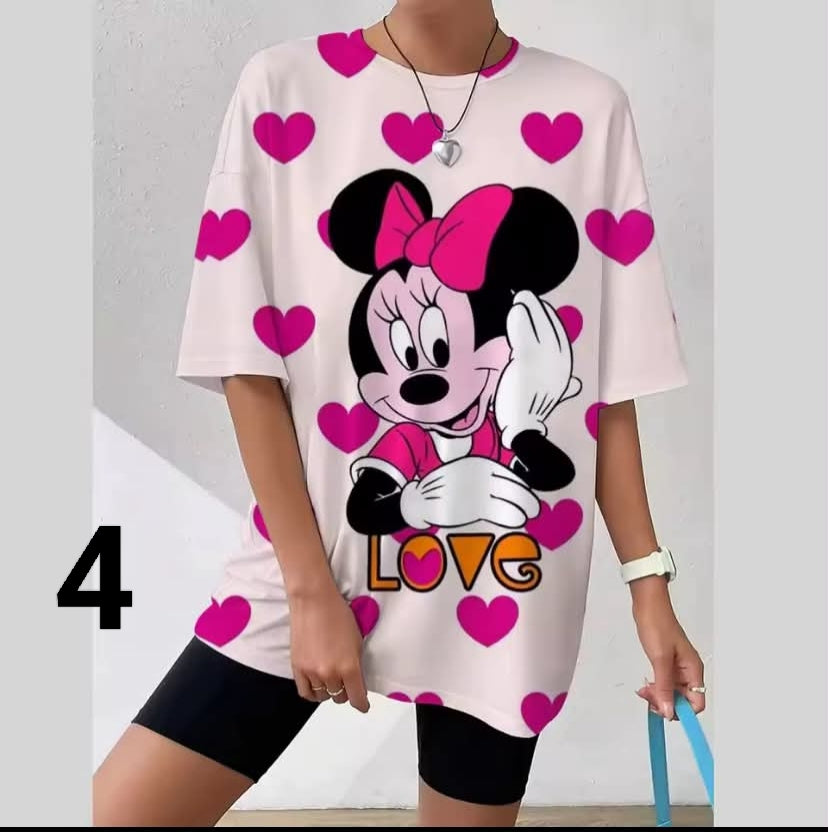 M-ickey 3D Print T-shirt for Women T-shirt