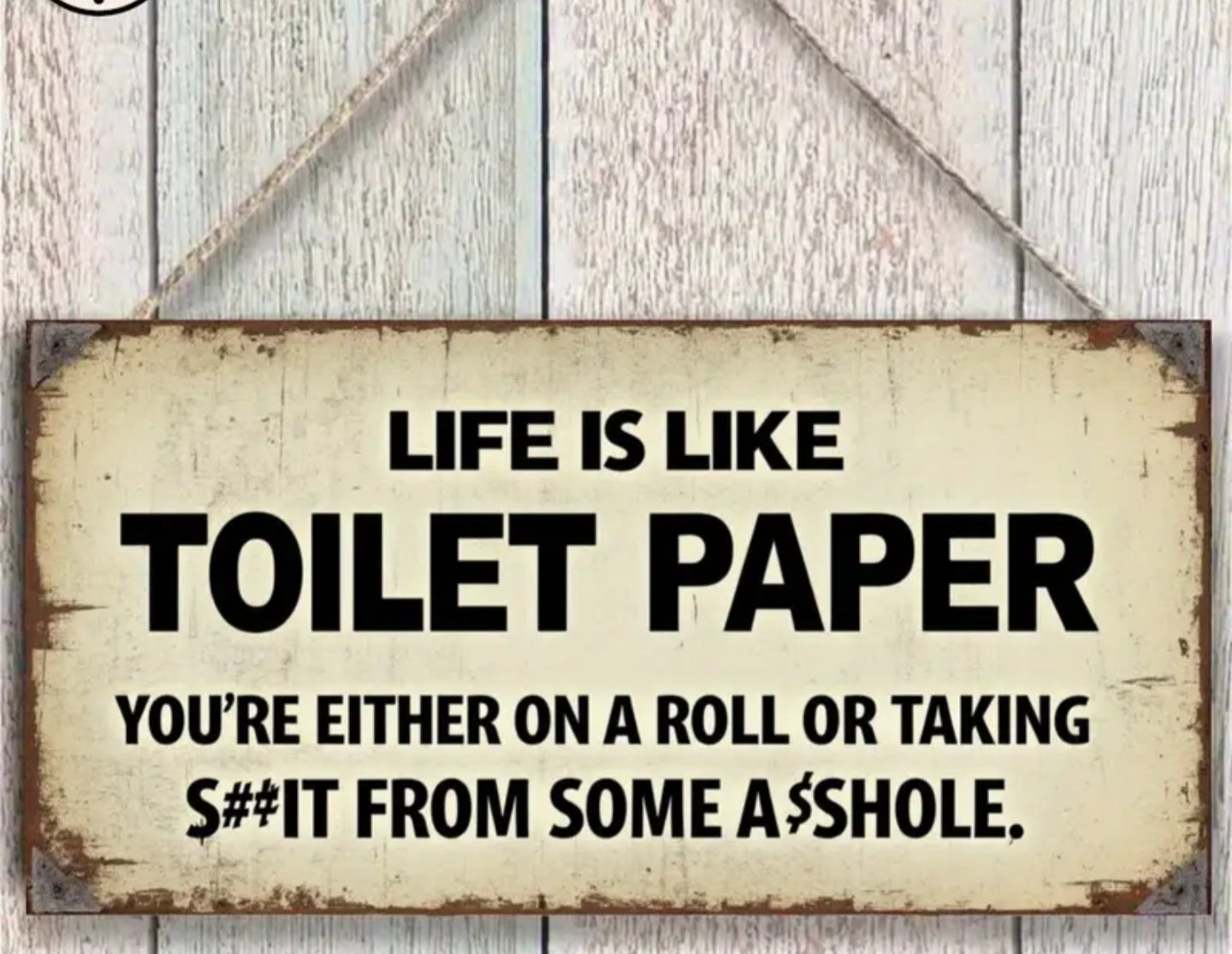 Bathroom sign