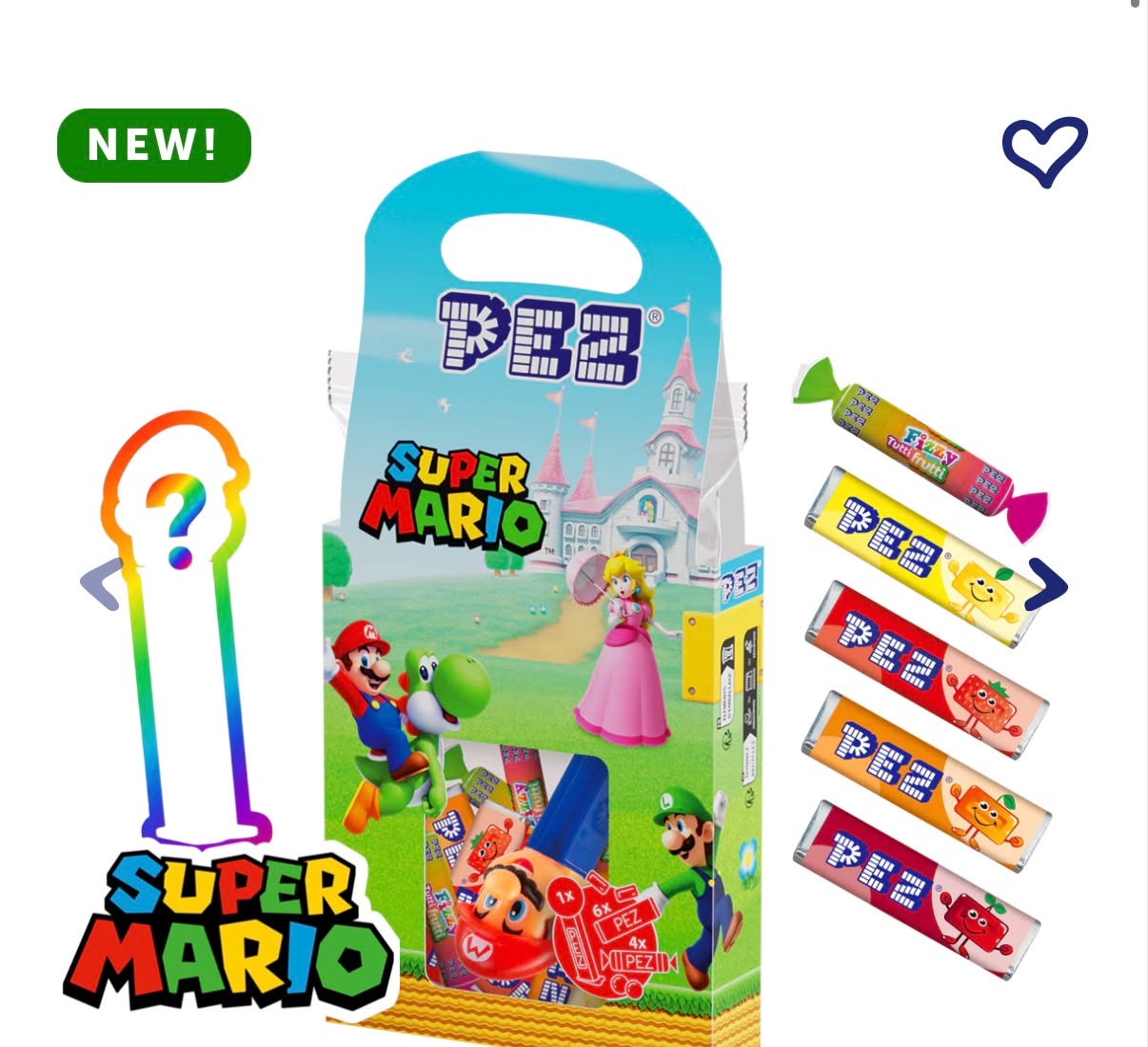 PEZ STAND-UP POUCH NINTENDO 75G