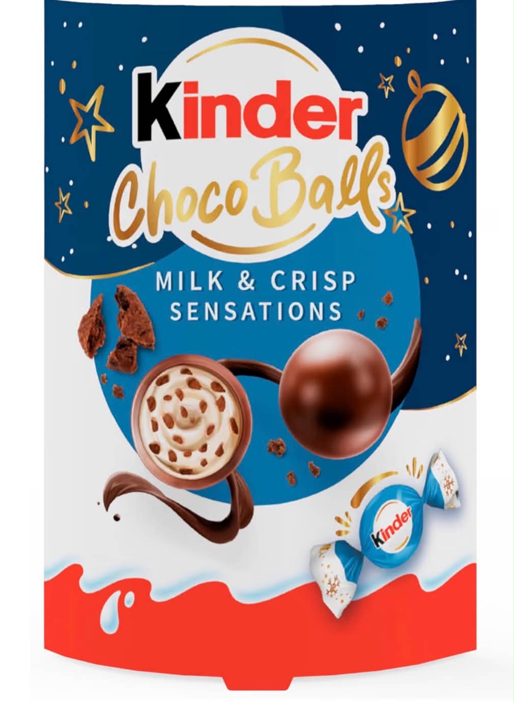 Kinder Milk Choco Balls, Christmas Chocolate, 90g