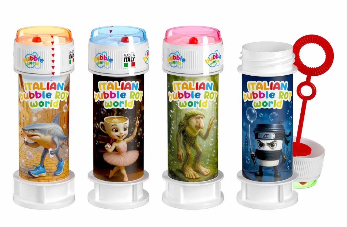 Bubbles set x4