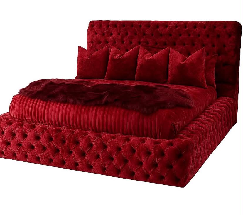 Atomic Sleep Crushed velvet Park Lane Ambassador Bed Frame - Mattress