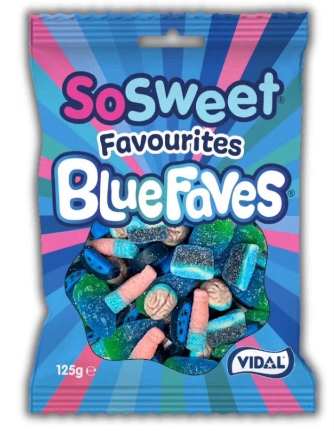 SoSweet - Favourites BlueFaves Sweets, 125g Bags