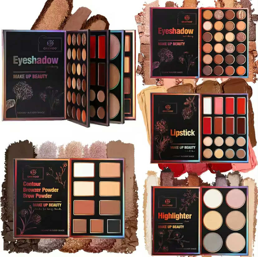 55-Color Eyeshadow Palette with 24 Matte & Shimmer Shades