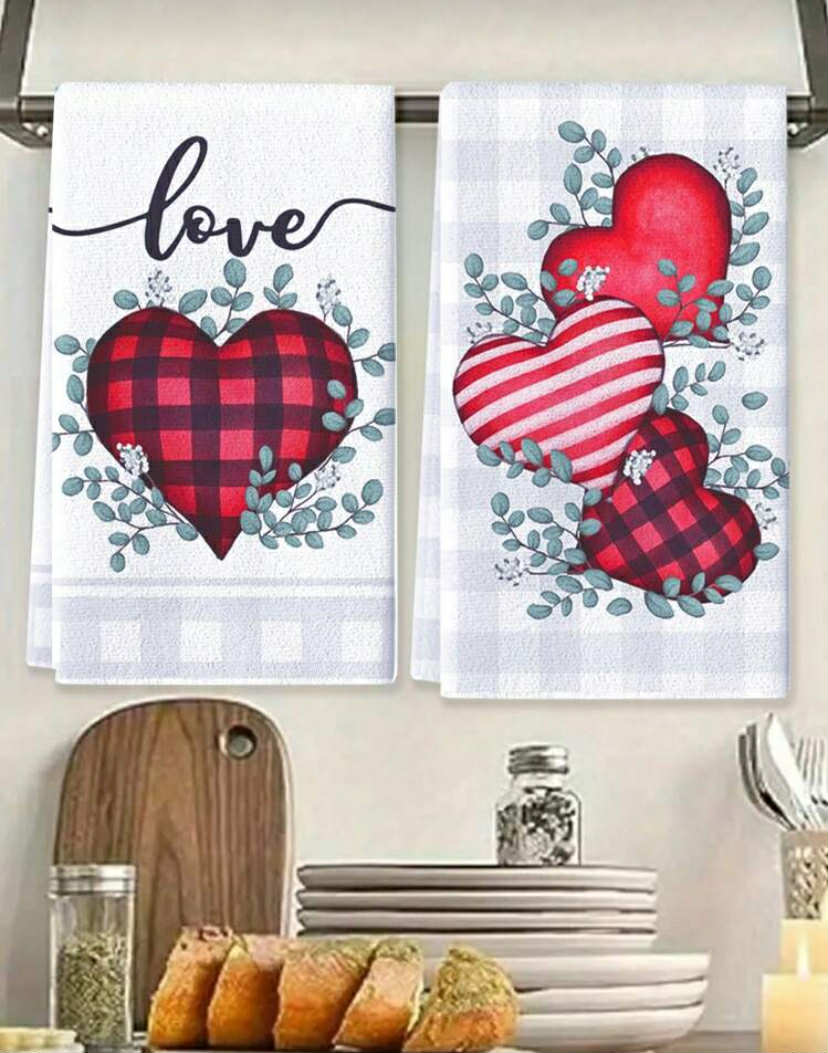 Set of 4 random tea towels