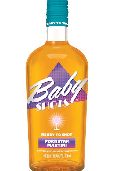 Baby Shots Pornstar Martini Flavoured Shot, 70cl, 15% ABV, Ready to Drink
Ready-to-Shot Passionfruit & Vanilla Cocktail Liqueur, Smooth Low-Proof