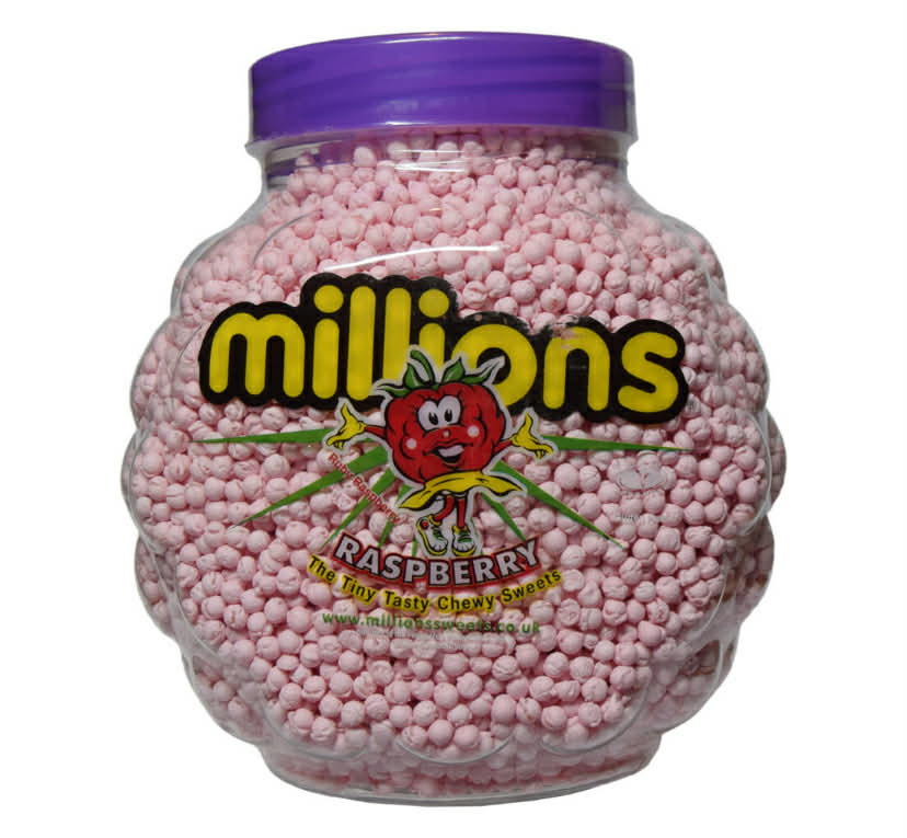 Millions Raspberry Jar 2.27KG