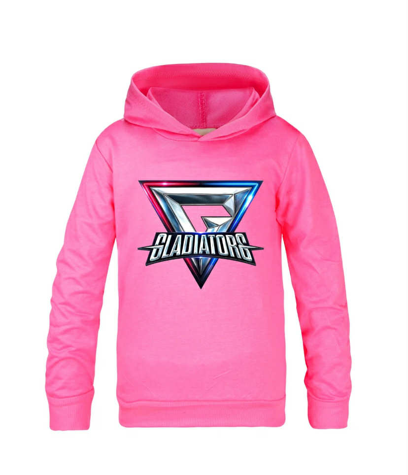 Kids GLADIATORS Print Hoodie Pullover Jumper Long Sleeve Sweatshirt Hoody Top