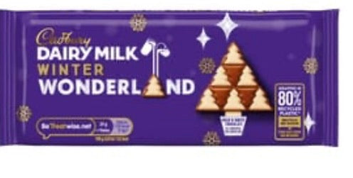 Cadbury Dairy Milk Winter Wonderland Chocolate Bar 100g