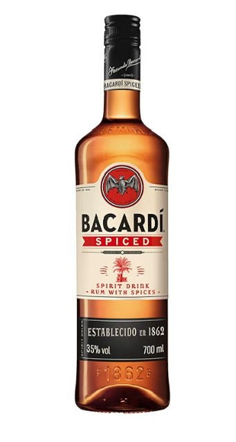 BACARDI Spiced Rum Spirit Drink, Barrel-Aged with Spices, 35% ABV, 70cl