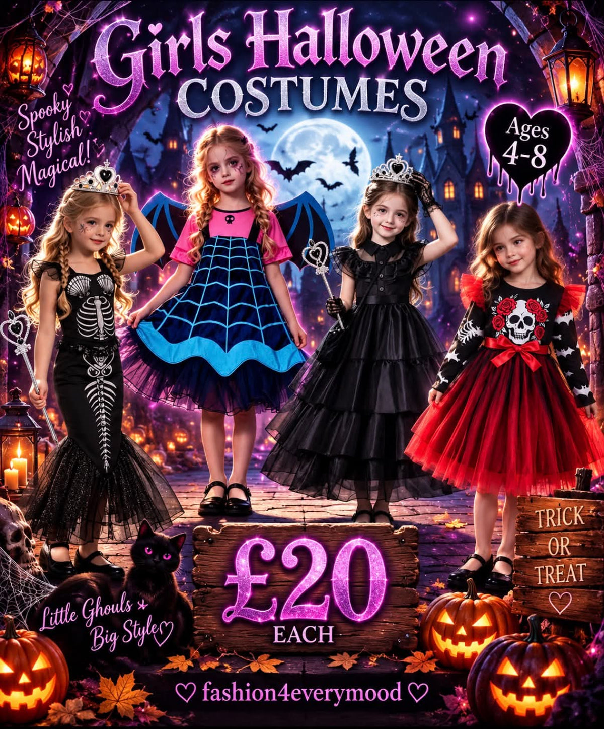 Girls costumes