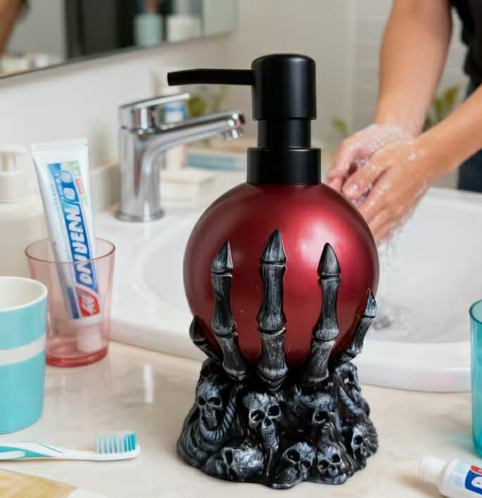 Red Creative Shower Gel Dispenser