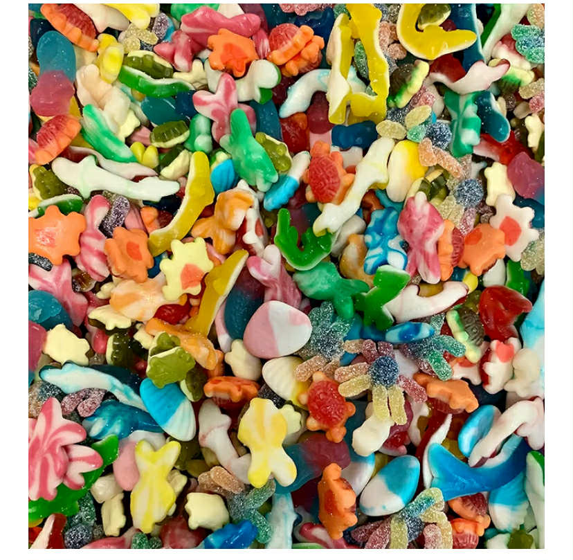 Sea Creatures Sweet Mix 1kg Share Bag